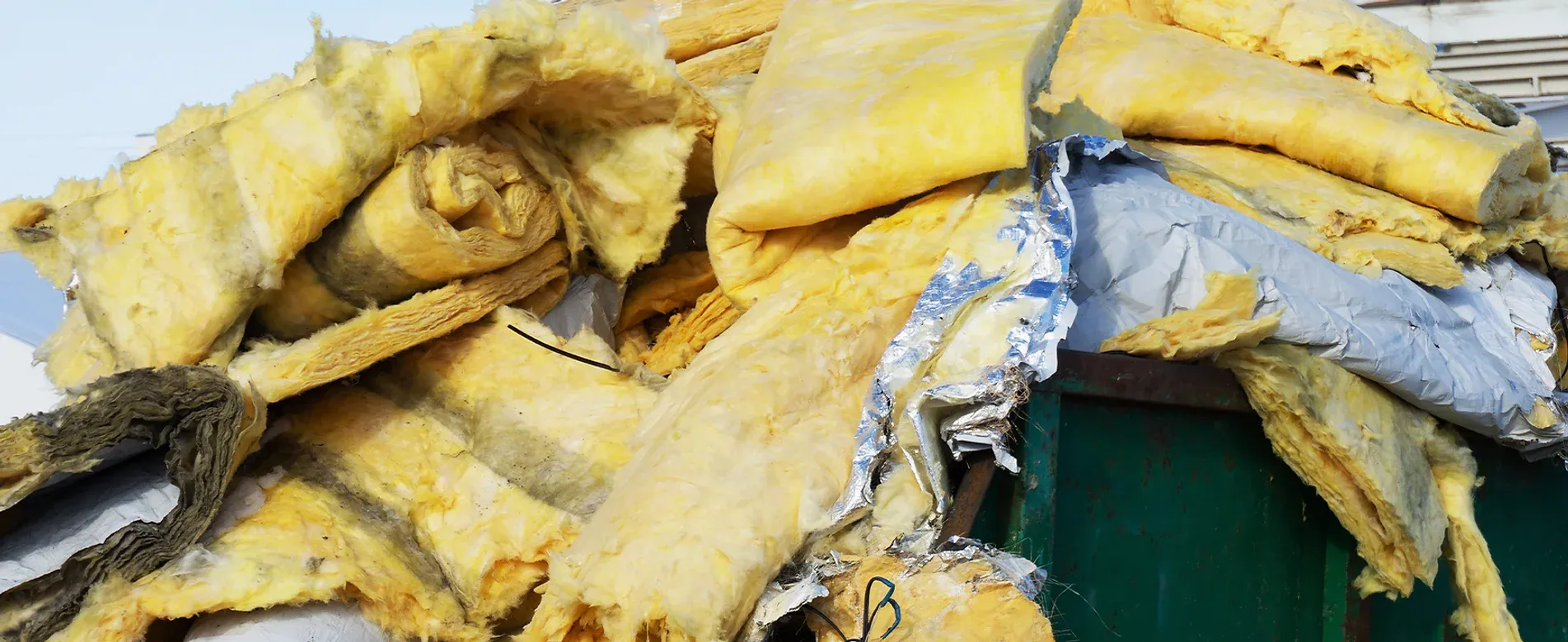 Insulation Removal work in a Wichita building