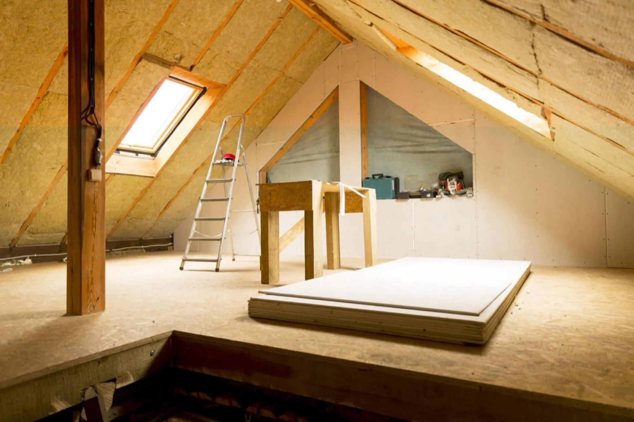 New Construction Insulation work in a Wichita building